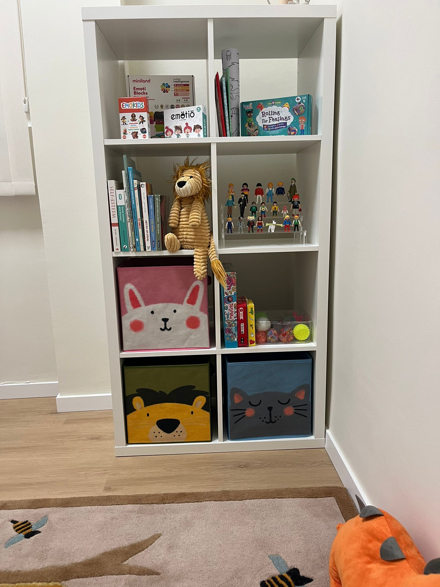 Therapy room shelf detail